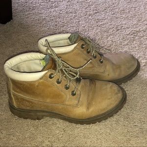 Worn Timberlands